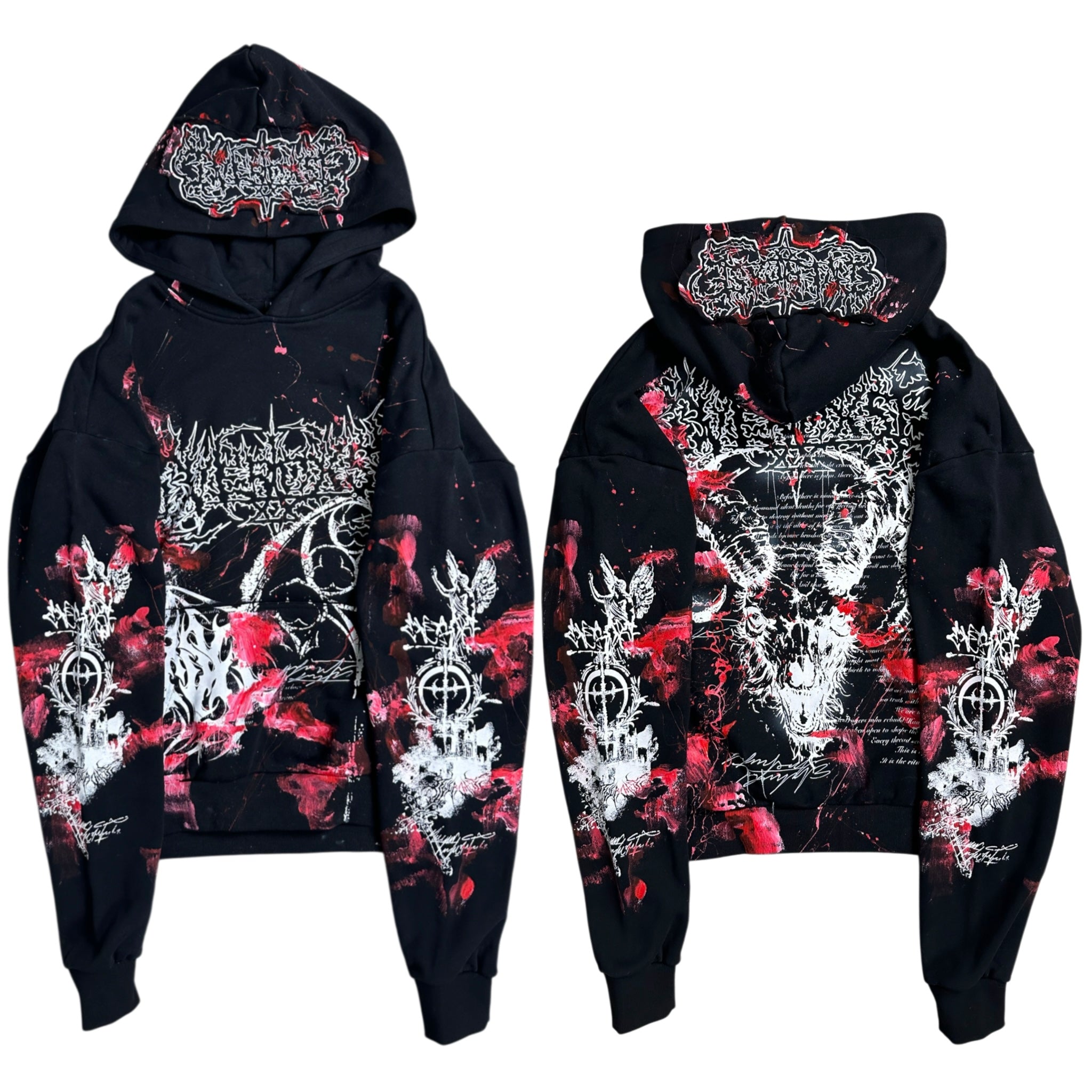 1of1 BLOODY OVERDXSE HOODIE size L