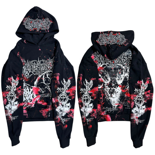 1of1 BLOODY OVERDXSE HOODIE size L