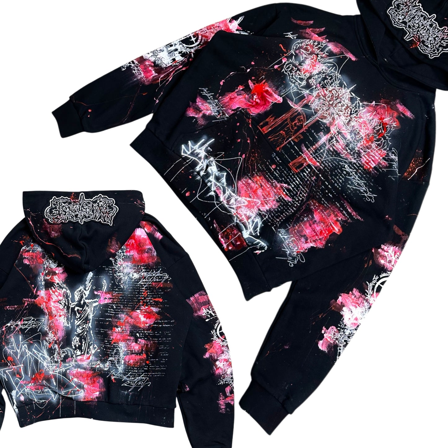 1of1 BLOODY OVERDXSE HOODIE size XL