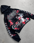 1of1 spiked BLOODY OVERDXSE HOODIE size XXL