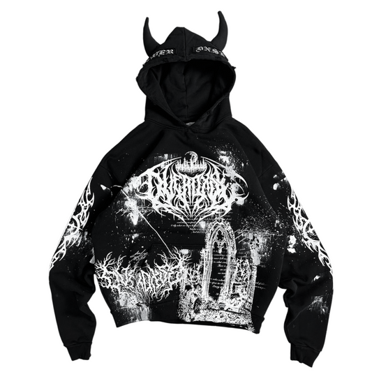 1of1 OVERDXSE DEMON HORN HOODIE size XXL