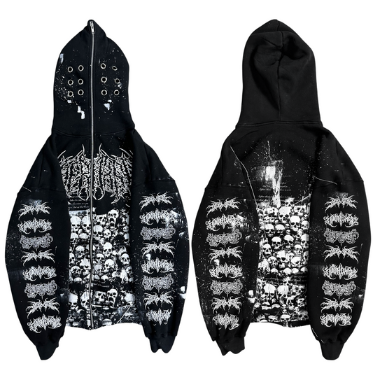 1of1 OVERDXSE „SKULLY“ FULL ZIP JACKET size XL