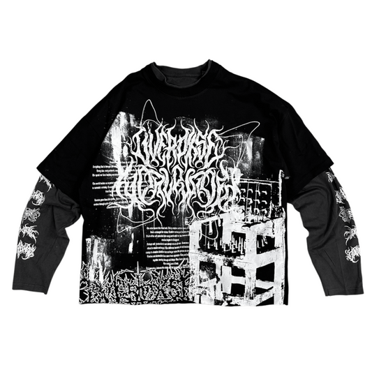 1of1 double layered OVERDXSE LONGSLEEVE size M