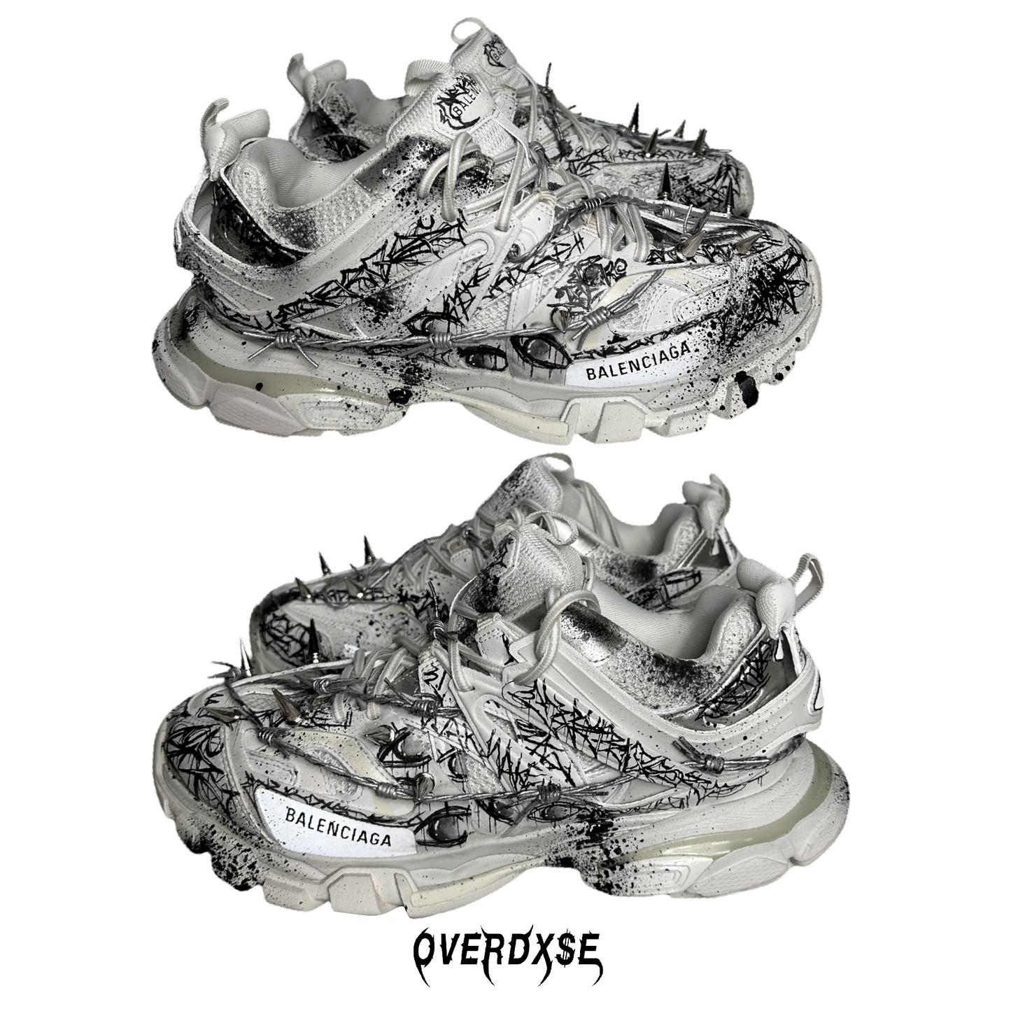 1of1 OVERDXSE X BALENCIAGA “APOCALYPTIC” TRACK RUNNER EU 44