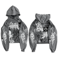 1of1 Stone washed spiked OVERDXSE HOODIE size L
