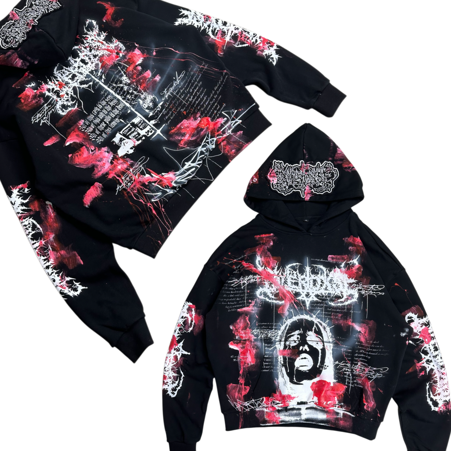 1of1 BLOODY OVERDXSE HOODIE size XL