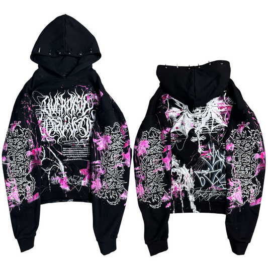 1of1 spiked OVERDXSE MAGNOLIA HOODIE size XL