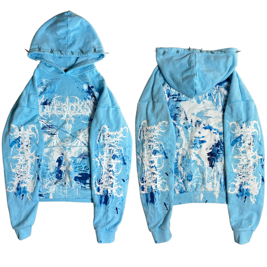 1of1 spiked OVERDXSE HOODIE size XXL