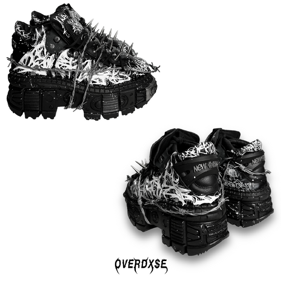 靴 RUMISUKE 1of1 OVERDXSE NEW ROCK SPIKE STOMPERS EU43 – OVERDXSE CLOTHING
