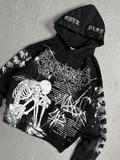1of1 spiked OVERDXSE HOODIE size M