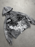 1of1 stone washed OVERDXSE HOODIE size S