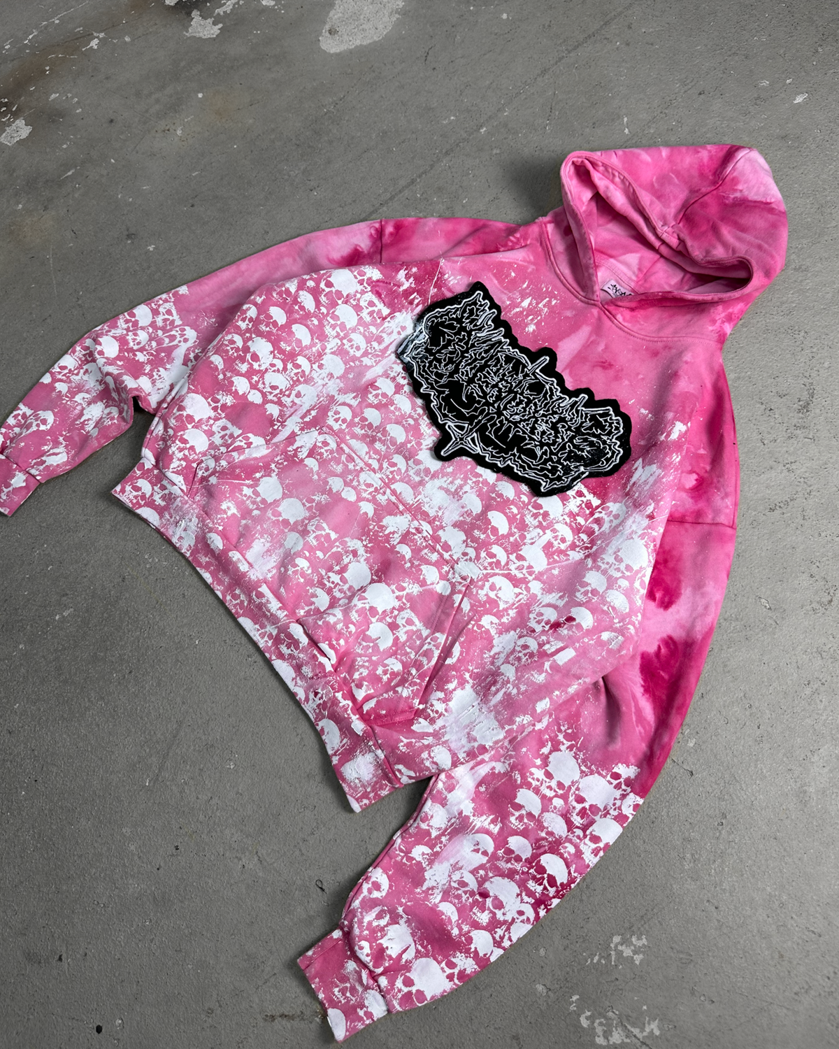 1of1 OVERDXSE „SKULL“ HOODIE size XL