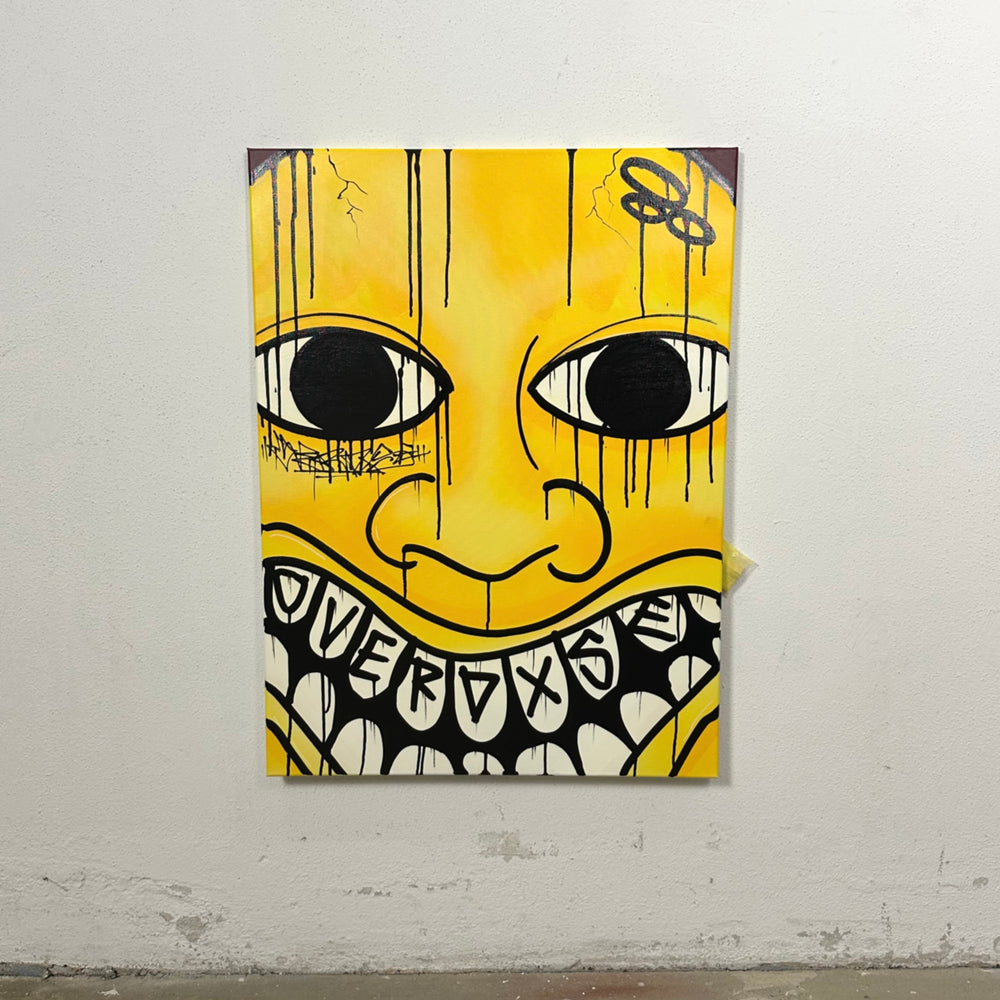 1of1 „FACE YOUR FEAR“ original canvas 60x80cm