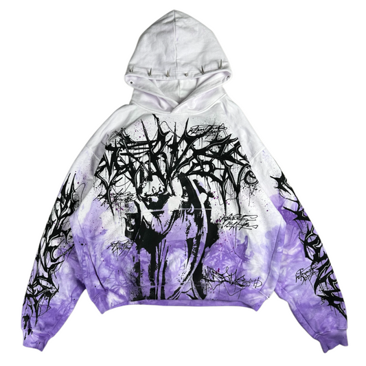1of1 spiked OVERDXSE „REVELATION XIII“  HOODIE Size XL