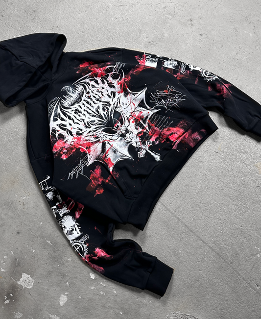 1of1 BLOODY OVERDXSE HOODIE size L