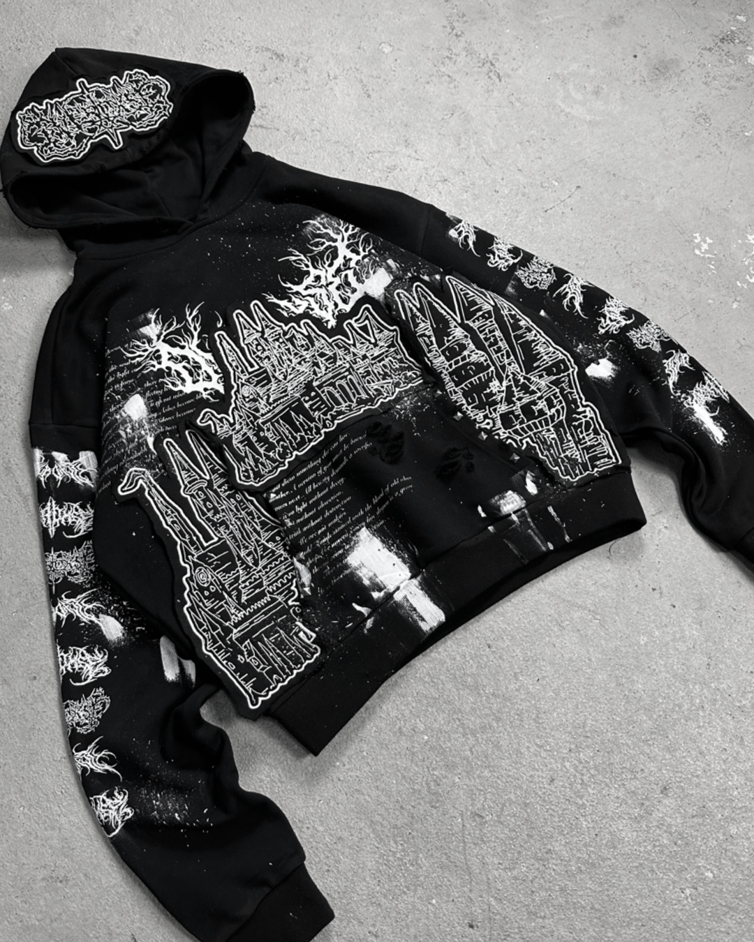 1of1 OVERDXSE CASTLE HOODIE size L
