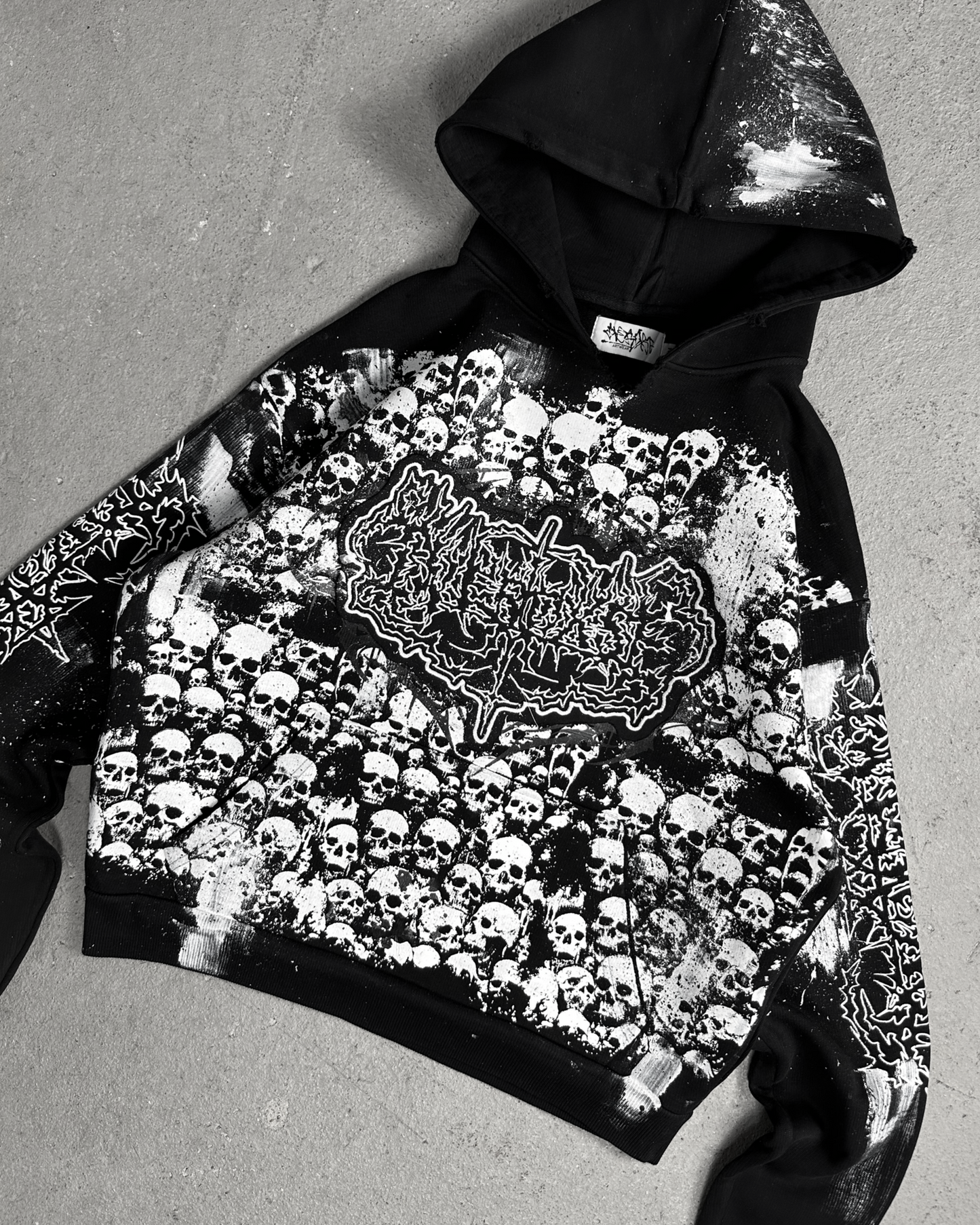 1of1 OVERDXSE SKULL HOODIE size M