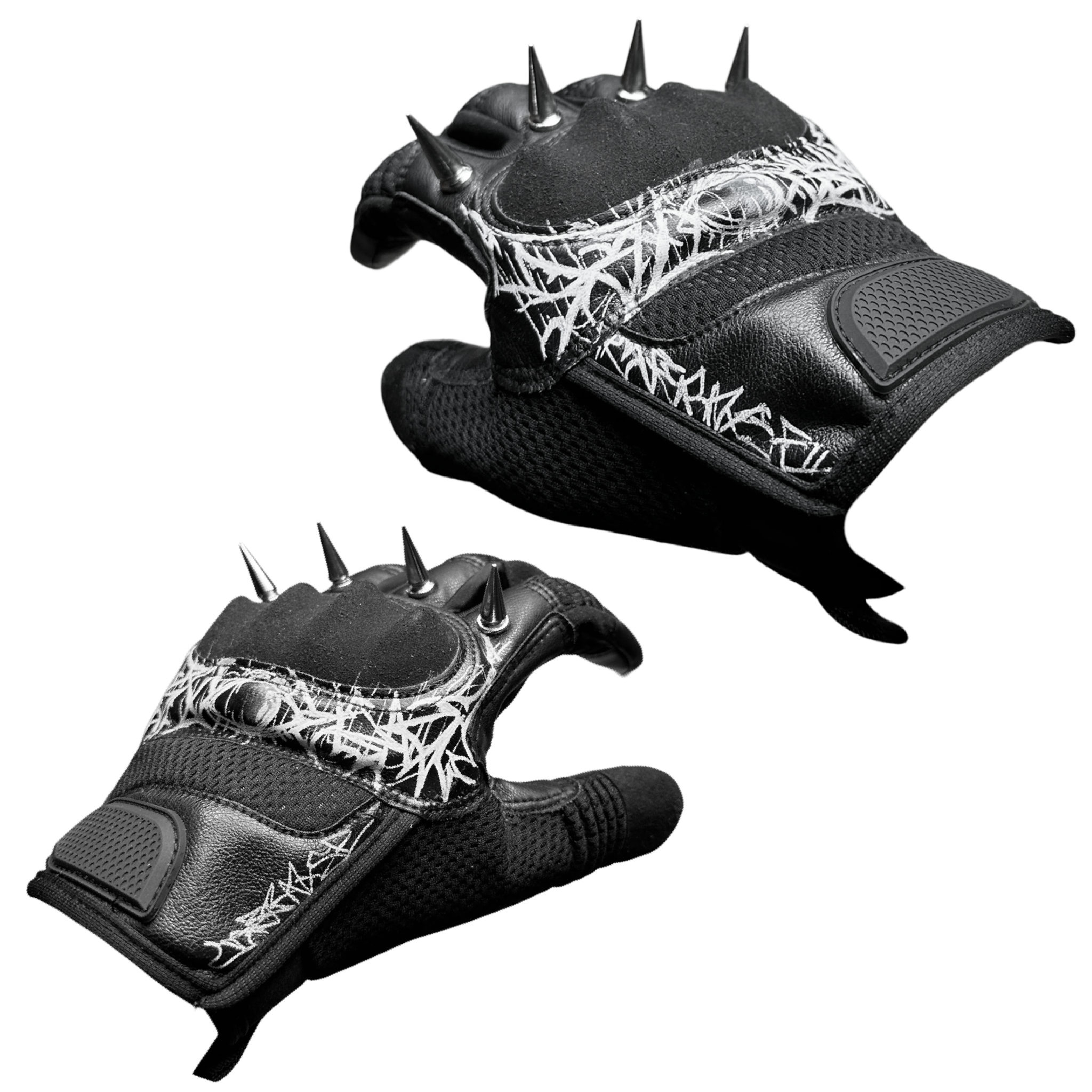 1of1 spiked OVERDXSE GLOVES size XL