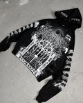 1of1 spiked OVERDXSE HOODIE size L
