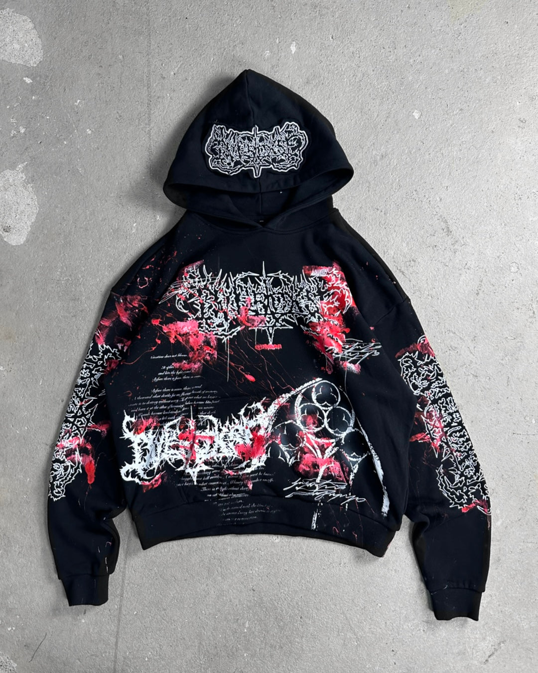 1of1 BLOODY OVERDXSE HOODIE size XXL