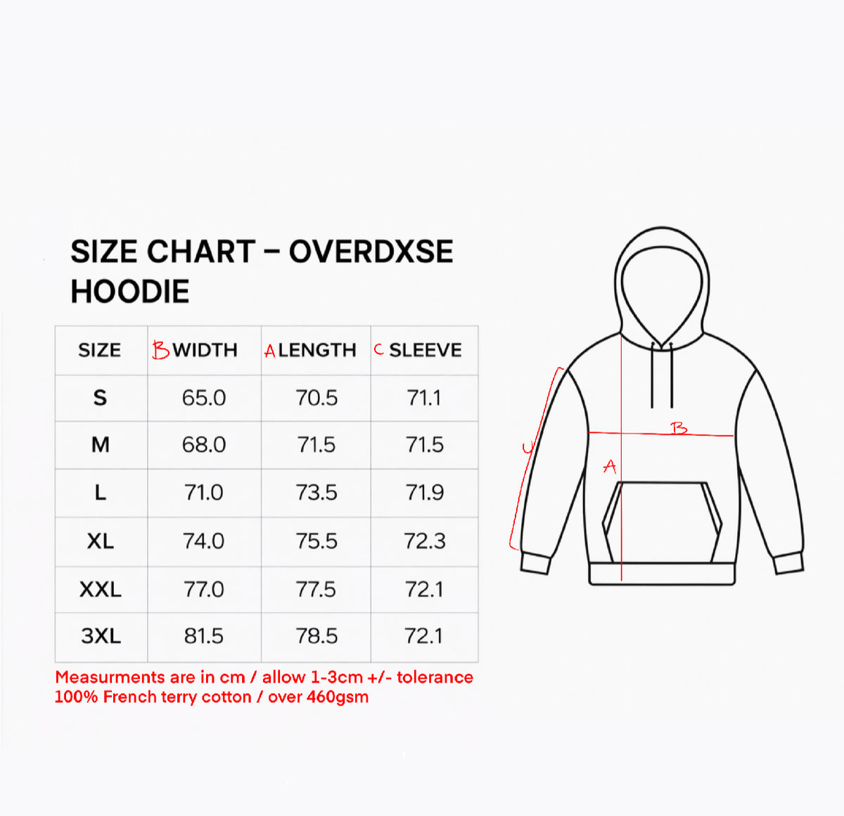 1of1 OVERDXSE MAGNOLIA HOODIE size L