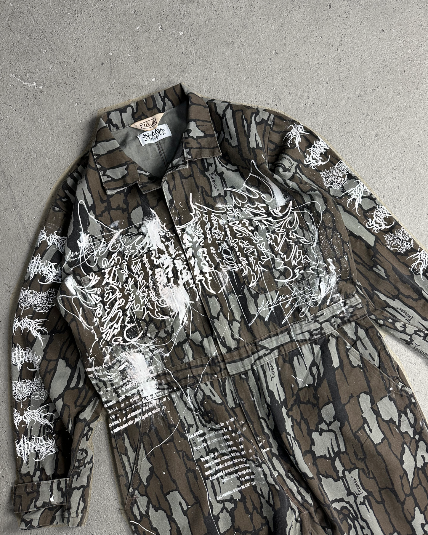1of1 tree camo OVERDXSE OVERALL size M/L